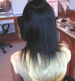 hairdreams hajhosszabbítás ilyen volt Hajhosszabbítás vékony szálú hajra 03